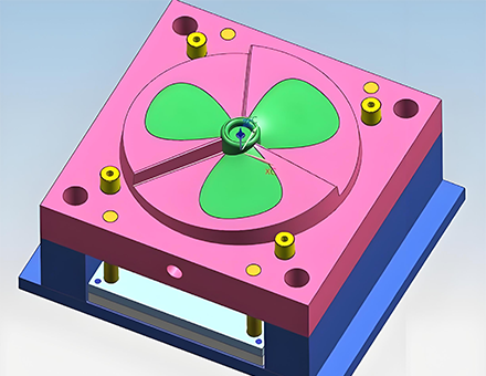Lüfterflügelform 3D-Design
