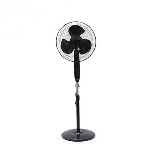 16-Zoll-Heißsommerkühlung, höhenverstellbarer Standventilator mit runder Basis 