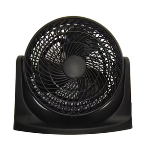 8-Zoll-Boxventilator aus Kunststoff mit rundem Sockel und hohem Luftstrom für das Wohnzimmer
