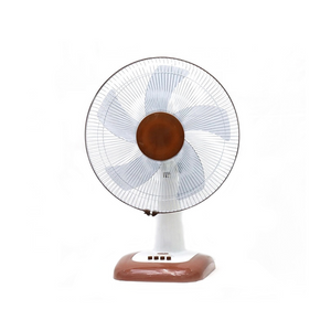 16 Zoll abmindbarer Basis -Kastanienfarbe tragbarer Lüfterdesk -Lüftertischventilator